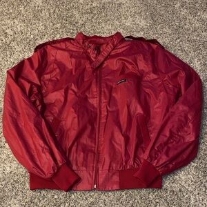 Red/Burgundy Members only jacket